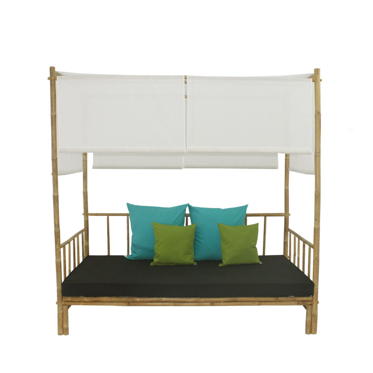 Bay Isle Home Larrabee 82.7'' Wide Outdoor Patio Daybed with Cushions